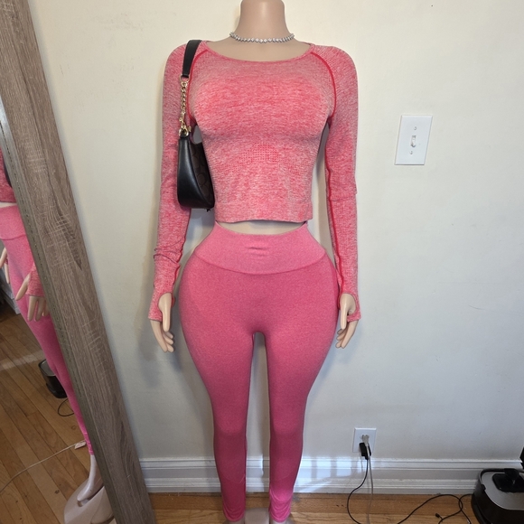 PINK Victoria's Secret Pants - 💎Victoria Secret Pink Nation Seamless Legging 2 PC Set💎